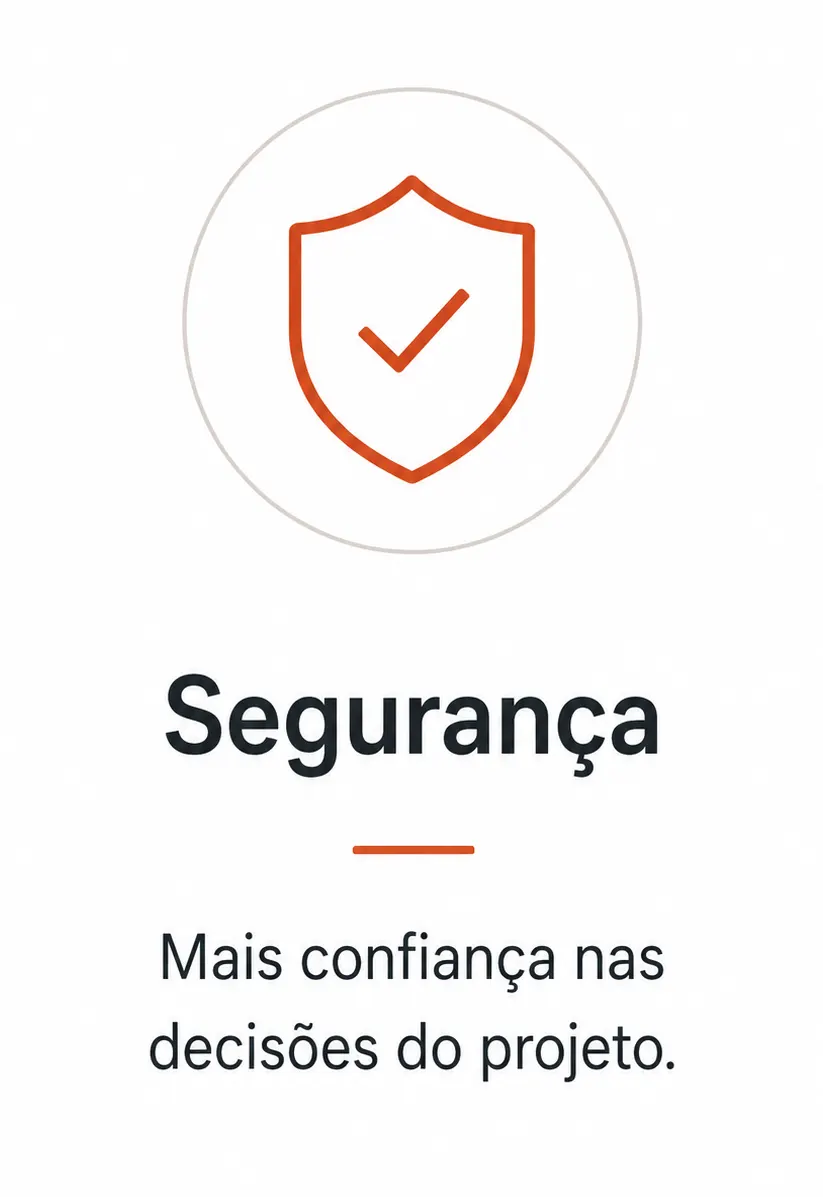 Segurança — confiança nas decisões de projeto