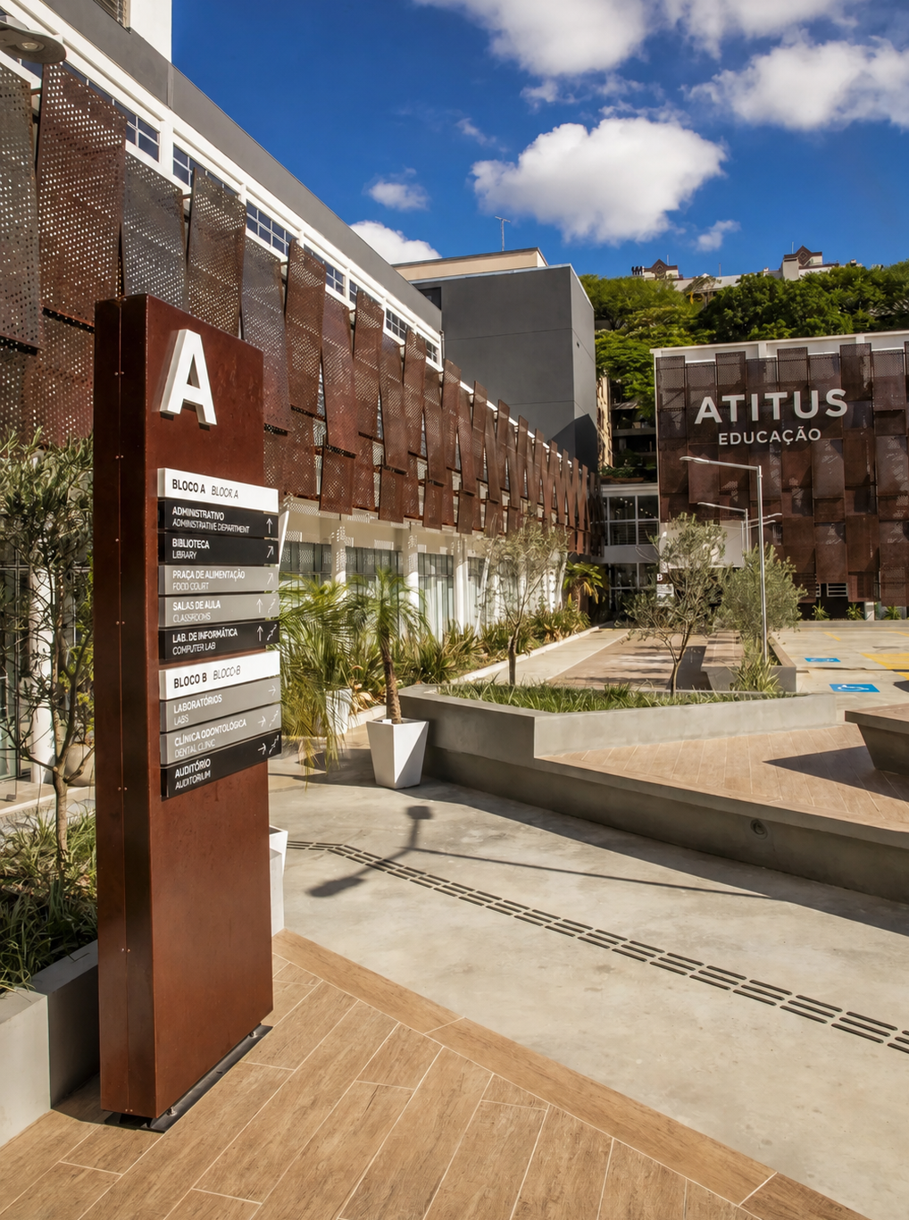 Campus e sedes de eco sistema Atitus Educação
